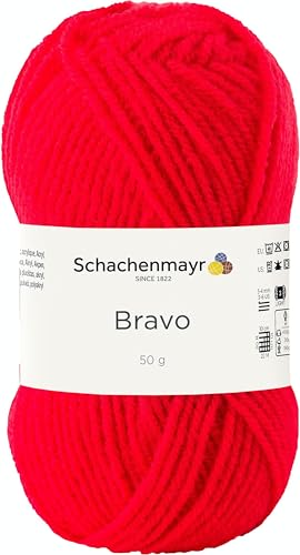 Schachenmayr Bravo, 50G scarlet Handstrickgarne von Schachenmayr since 1822
