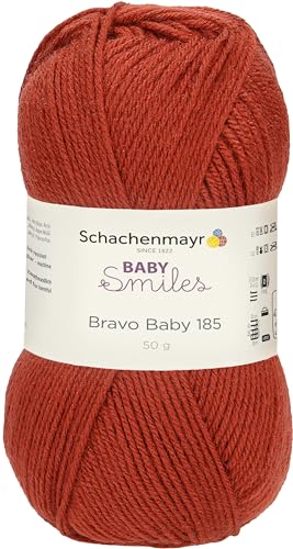 Schachenmayr Bravo Baby 185, 50G Marsala Handstrickgarne von Schachenmayr since 1822