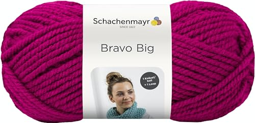 Schachenmayr Bravo Big, 200G himbeere Handstrickgarne von Schachenmayr since 1822