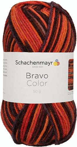 Schachenmayr Bravo Color, 50G vesuv Handstrickgarne von Schachenmayr since 1822
