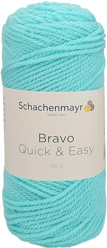 Schachenmayr Bravo Quick&Easy, 100G mintblau Handstrickgarne von Schachenmayr since 1822