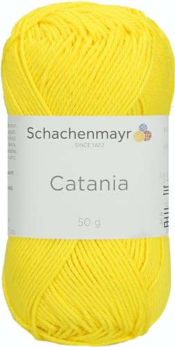 Schachenmayr Catania, 50G neon yellow Handstrickgarne von Schachenmayr since 1822