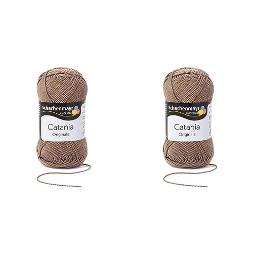 Schachenmayr Catania, 50G taupe Handstrickgarne (Packung mit 2) von Schachenmayr since 1822