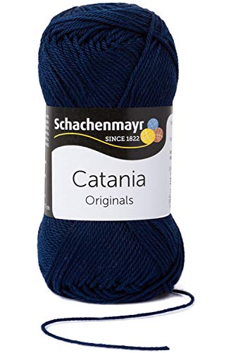 Schachenmayr Catania 125 m 50 g Garn, 100% Baumwolle, Meerblau von Schachenmayr since 1822