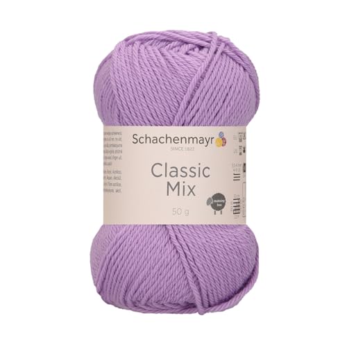 Schachenmayr Classic Mix - Farbe: Lilac (00045) - 50 g/ca. 120 m Wolle von Schachenmayr since 1822