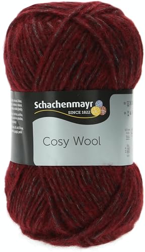 Schachenmayr Cosy Wool, 50G Burgundy Handstrickgarne von Schachenmayr since 1822
