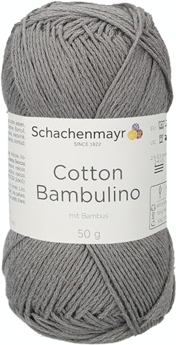 Schachenmayr Cotton Bambulino, 50G grau Handstrickgarne von Schachenmayr since 1822