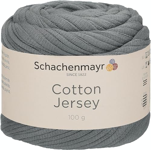 Schachenmayr Cotton Jersey, 100G graphit Handstrickgarne von Schachenmayr since 1822