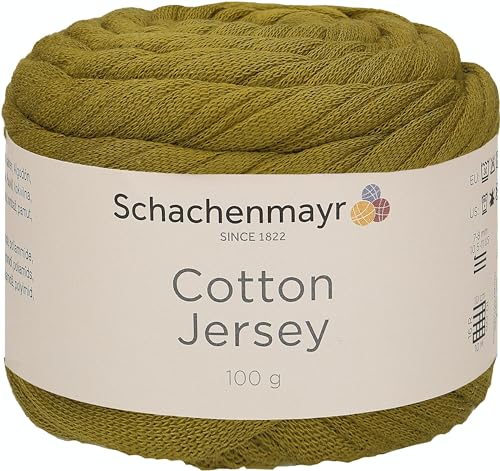 Schachenmayr Cotton Jersey, 100G oliv Handstrickgarne von Schachenmayr since 1822