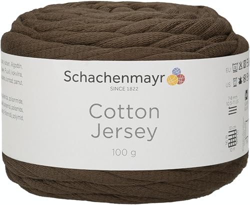 Schachenmayr Cotton Jersey, 100G mocca Handstrickgarne von Schachenmayr since 1822