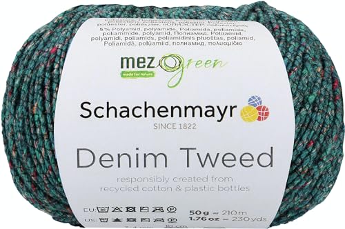 Schachenmayr Denim Tweed, 50G smaragd Handstrickgarne von Schachenmayr since 1822