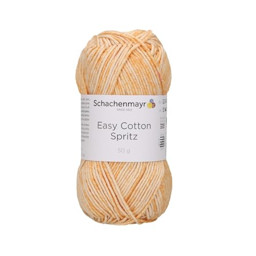 Schachenmayr Easy Cotton Spritz - Farbe: Apricot (00025) - 50 g/ca. 110 m Wolle von Schachenmayr since 1822