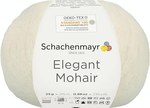 Schachenmayr Elegant Mohair, 25G natur Handstrickgarne Schachenmayr Elegant Mohair, 25G natur Handstrickgarne von Schachenmayr since 1822