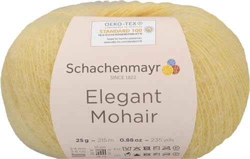 Schachenmayr Elegant Mohair, 25G vanille Handstrickgarne von Schachenmayr since 1822