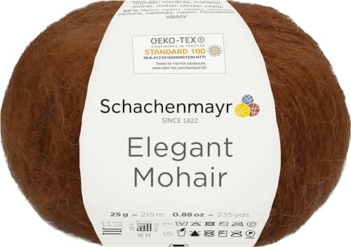 Schachenmayr Elegant Mohair, 25G zimt Handstrickgarne von Schachenmayr since 1822