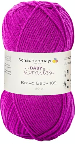 Schachenmayr Bravo Baby 185, 50G fuchsia Handstrickgarne von Schachenmayr since 1822