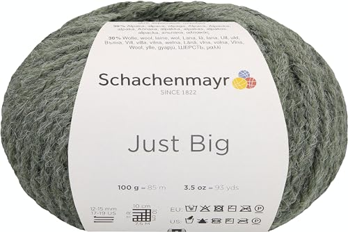 Schachenmayr Just Big, 100G salbei meliert Handstrickgarne Schachenmayr Just Big, 100G salbei meliert Handstrickgarne von Schachenmayr since 1822