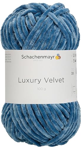 Schachenmayr Luxury Velvet, 100G dolphin Handstrickgarne von Schachenmayr since 1822