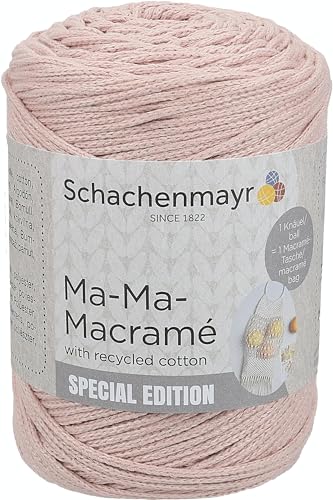 Schachenmayr Ma-Ma-Macramé, 250G Rose Handstrickgarne von Schachenmayr since 1822