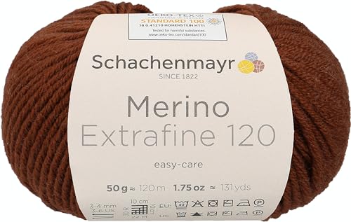 Schachenmayr Merino Extrafine 120, 50G Kupfer Handstrickgarne von Schachenmayr since 1822