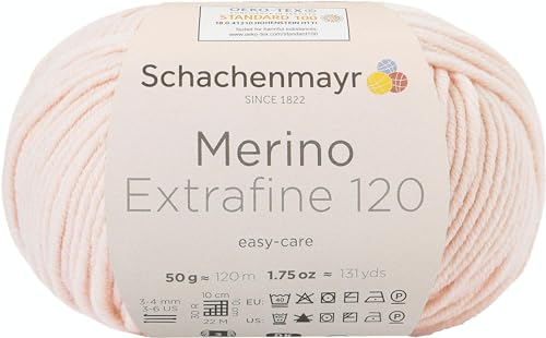 Schachenmayr Merino Extrafine 120 9807552-00124 teint Handstrickgarn, Schurwolle von Schachenmayr since 1822
