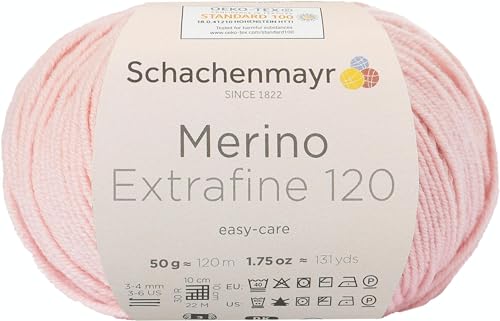 Schachenmayr Merino Extrafine 120 9807552-00135 puderrrosa Handstrickgarn, Schurwolle Schachenmayr Merino Extrafine 120 9807552-00135 puderrrosa Handstrickgarn, Schurwolle von Schachenmayr since 1822