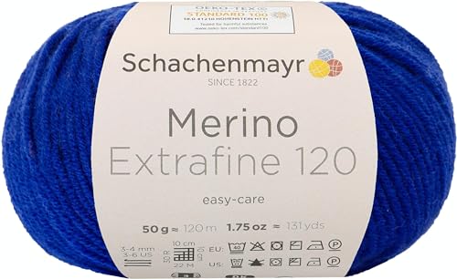 Schachenmayr Merino Extrafine 120 9807552-00153 enzian Handstrickgarn, Schurwolle Schachenmayr Merino Extrafine 120 9807552-00153 enzian Handstrickgarn, Schurwolle von Schachenmayr since 1822