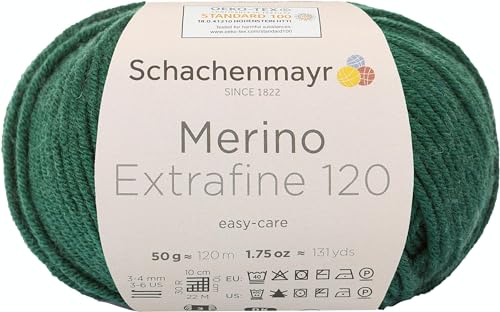 Schachenmayr Merino Extrafine 120 9807552-00172 tanne Handstrickgarn, Schurwolle von Schachenmayr since 1822