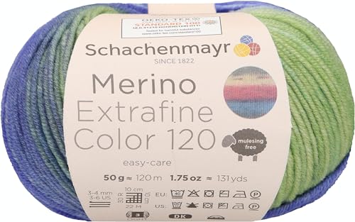 Schachenmayr Merino Extrafine 120 Color, 50G aquarell Handstrickgarne Schachenmayr Merino Extrafine 120 Color, 50G aquarell Handstrickgarne von Schachenmayr since 1822