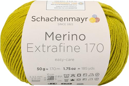 Schachenmayr Merino Extrafine 170, 50G anis Handstrickgarne von Schachenmayr since 1822