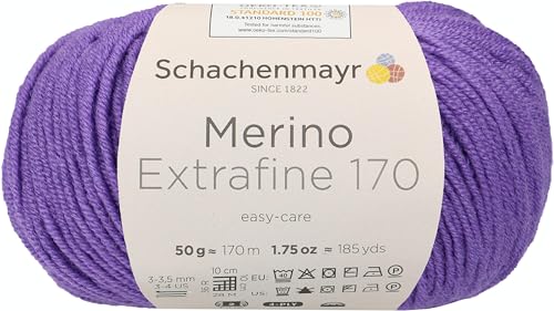 Schachenmayr Merino Extrafine 170, 50G violett Handstrickgarne von Schachenmayr since 1822