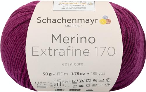Schachenmayr Merino Extrafine 170 9807551-00033 burgundy Handstrickgarn, Schurwolle Schachenmayr Merino Extrafine 170 9807551-00033 burgundy Handstrickgarn, Schurwolle von Schachenmayr since 1822