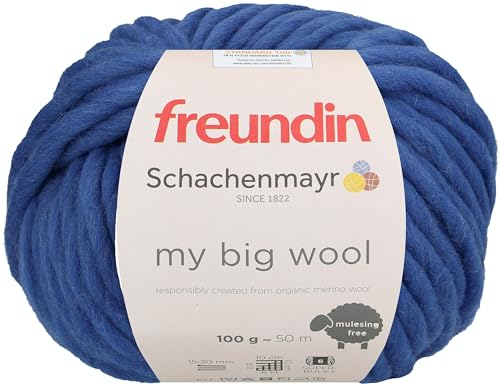 Schachenmayr My Big Wool, 100G cobalt Handstrickgarne von Schachenmayr since 1822