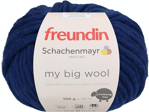 Schachenmayr My Big Wool, 100G indigo blue Handstrickgarne von Schachenmayr since 1822