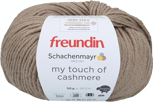 Schachenmayr My Touch Of Cashmere, 50G cement Handstrickgarne von Schachenmayr since 1822