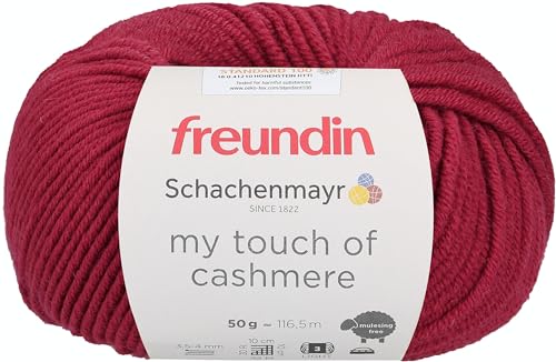 Schachenmayr My Touch Of Cashmere, 50G dahlia Handstrickgarne von Schachenmayr since 1822