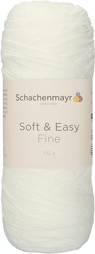 Schachenmayr Soft & Easy Fine, 100G weiß Handstrickgarne von Schachenmayr since 1822