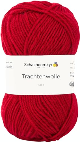 Schachenmayr Trachtenwolle, 100G kirsche Handstrickgarne von Schachenmayr since 1822