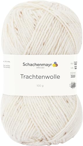 Schachenmayr Trachtenwolle 9801876-00080 braun flammé Handstrickgarn von Schachenmayr since 1822