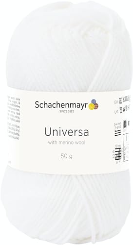 Schachenmayr Universa 9801875-00001 weiß Handstrickgarn von Schachenmayr since 1822