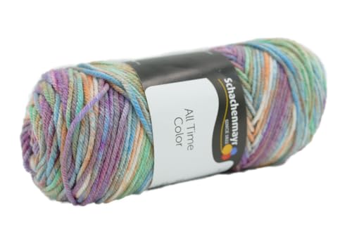Schachenmayr Wolle All Time Color, Häkelwolle mit Farbverlauf, Strickgarn Farbverlaufswolle, ohne Schurwolle, 100% Polyacryl, 100g 165m (80) von Schachenmayr since 1822