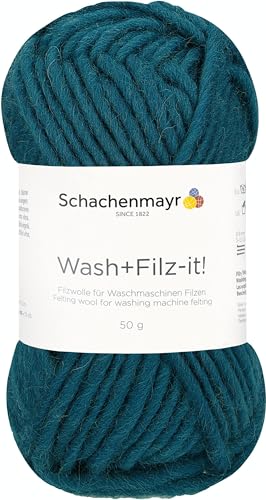 Schachenmayr since 1822 9812942-00049 Filzgarne, 100% Schurwolle, Teal, OneSize, 50 Schachenmayr since 1822 9812942-00049 Filzgarne, 100% Schurwolle, Teal, OneSize, 50 von Schachenmayr since 1822