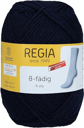 Schachenmayr Regia 8-Fädig, 150G marine Handstrickgarne von Regia