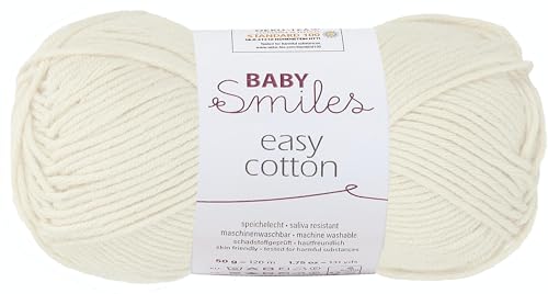 Schachenmayr Baby Smiles Easy Cotton, 50G Natur Handstrickgarne von Schachenmayr since 1822