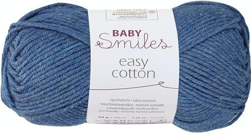 Schachenmayr Baby Smiles Easy Cotton, 50G Jeans Handstrickgarne von Schachenmayr since 1822