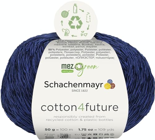 Schachenmayr Cotton4Future, 50G ocean Handstrickgarne von Schachenmayr since 1822