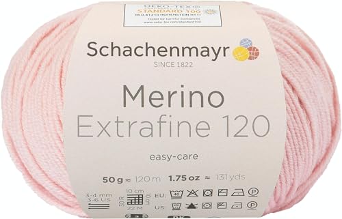 Schachenmayr Merino Extrafine 120, 50G pale pink Handstrickgarne von Schachenmayr since 1822