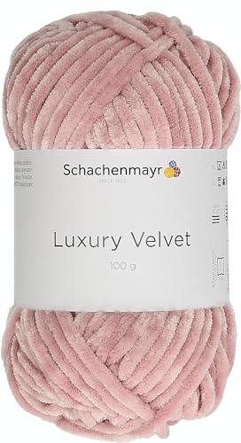 Schachenmayr Luxury Velvet, 100G rose Handstrickgarne von Schachenmayr since 1822