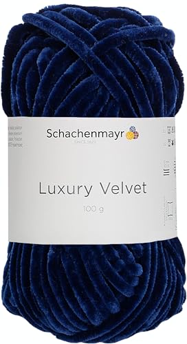 Schachenmayr Luxury Velvet, 9807592-00050, Farbe: Navy, 100g, Handstrickgarne Schachenmayr Luxury Velvet, 9807592-00050, Farbe: Navy, 100g, Handstrickgarne von Schachenmayr since 1822