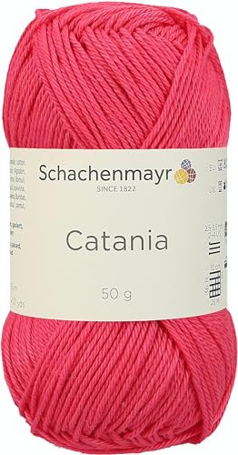 Schachenmayr 9801210-00256 Handstrickgarn, 100% Baumwolle, himbeer, 11,5 x 5,2 x 6 cm Schachenmayr 9801210-00256 Handstrickgarn, 100% Baumwolle, himbeer, 11,5 x 5,2 x 6 cm von Schachenmayr since 1822